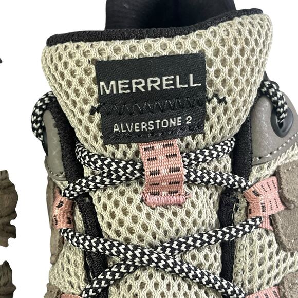 Merrell Women's Alverstone 2 Hiking Sneaker Women’s 7.5 Athletic Shoe Aluminum - Picture 6 of 16